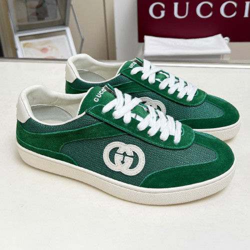 Gucci Womens Shoes Sneakers Luxury Brand Women's G75 sneaker in suede 812656 AADM0 9110 with Original Box whatsapp 【+1-3239614486】