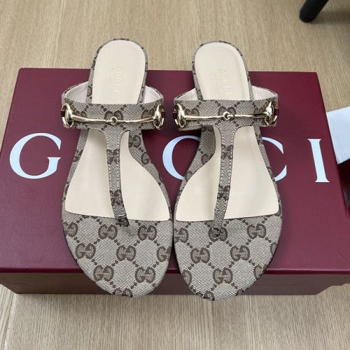 Gucci Womens Shoes Slippers Luxury Brand Fashion WOMEN'S THONG SANDAL WITH HORSEBIT ‎816590 C9D00 1000 with Original Box whatsapp【+1-3239614486】