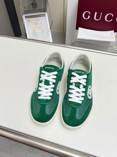 Gucci Womens Shoes Sneakers Luxury Brand Women's G75 sneaker in suede 812656 AADM0 9110 with Original Box whatsapp 【+1-3239614486】