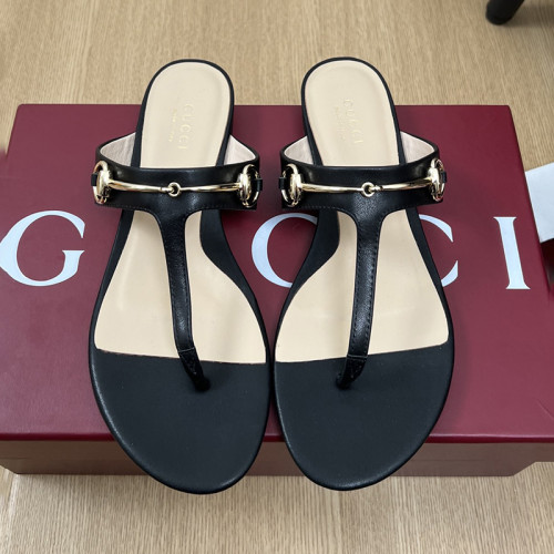 Gucci Womens Shoes Slippers Luxury Brand Fashion WOMEN'S THONG SANDAL WITH HORSEBIT ‎816590 C9D00 1000 with Original Box whatsapp【+1-3239614486】