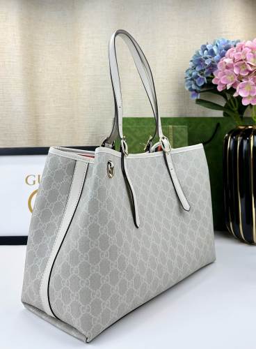 Gucci Womens Bags Shoulder Handbags Luxury Brand GG Emblem large tote bag 815213 FAD6L 9741 whatsapp 【+1-3239614486】