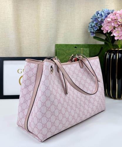 Gucci Womens Bags Shoulder Handbags Luxury Brand GG Emblem large tote bag 815213 FAD6L 9741 whatsapp 【+1-3239614486】