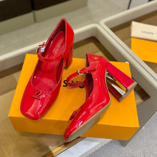 Louis Vuitton Womens Shoes Pumps Luxury Brand Swing Slingback Pump 1AGUIT 8.5cm Heel with Original Box Whatsapp【+1-3239614486】