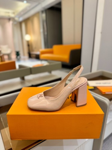 Louis Vuitton Womens Shoes Pumps Luxury Brand Swing Slingback Pump 1AGUIT 8.5cm Heel with Original Box Whatsapp【+1-3239614486】