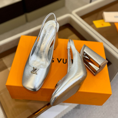 Louis Vuitton Womens Shoes Pumps Luxury Brand Swing Slingback Pump 1AGUIT 8.5cm Heel with Original Box Whatsapp【+1-3239614486】