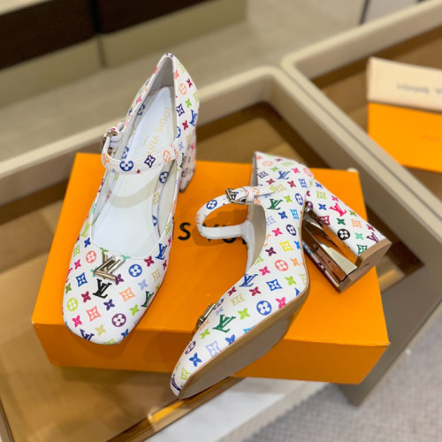 Louis Vuitton Womens Shoes Pumps Luxury Brand Swing Slingback Pump 1AGUIT 8.5cm Heel with Original Box Whatsapp【+1-3239614486】