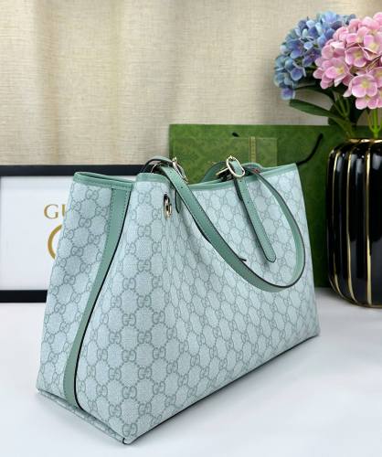 Gucci Womens Bags Shoulder Handbags Luxury Brand GG Emblem large tote bag 815213 FAD6L 9741 whatsapp 【+1-3239614486】