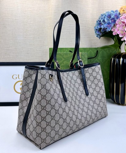 Gucci Womens Bags Shoulder Handbags Luxury Brand GG Emblem large tote bag 815213 FAD6L 9741 whatsapp 【+1-3239614486】