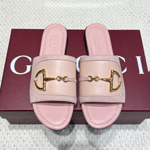 Gucci Womens Shoes Slippers Luxury Brand Fashion Women's slide sandal 834427 AAE05 2747 with Horsebit with Original Box whatsapp【+1-3239614486】