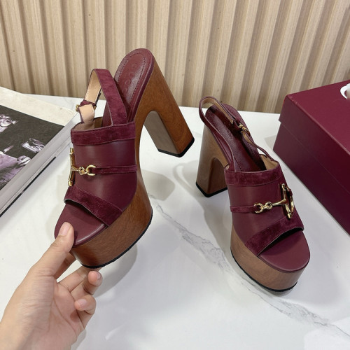 Gucci Womens Shoes Pumps Heels 12cm Luxury Brand Women's platform sandal with Horsebit 834420 AAEXM 2718 with Original Box whatsapp【+1-3239614486】