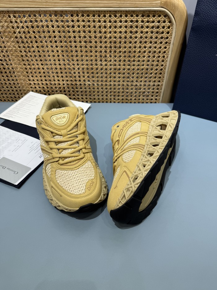 Dior Mens Shoes Sneakers Luxury Brand Breathable B35 NXXT Sneaker Black Technical Fabric and Black Technical Mesh with Original Box Whatsapp 【+1-3239614486】