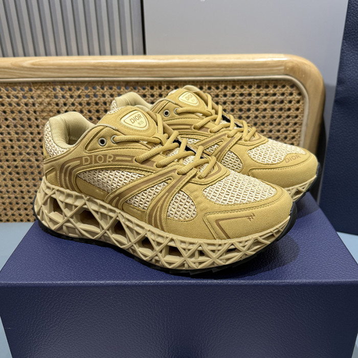 Dior Mens Shoes Sneakers Luxury Brand Breathable B35 NXXT Sneaker Black Technical Fabric and Black Technical Mesh with Original Box Whatsapp 【+1-3239614486】