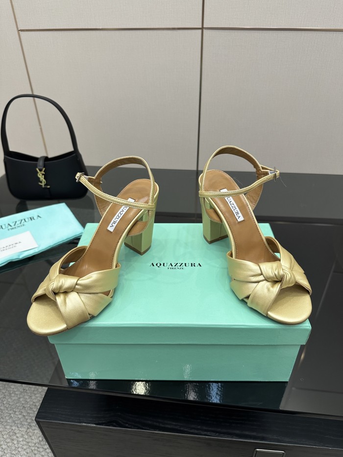 Aquazzura Womens Shoes Pumps Sandals Luxury Brand Tequila Sandal 9cm Heel with Original Box Whatsapp【+1-3239614486】