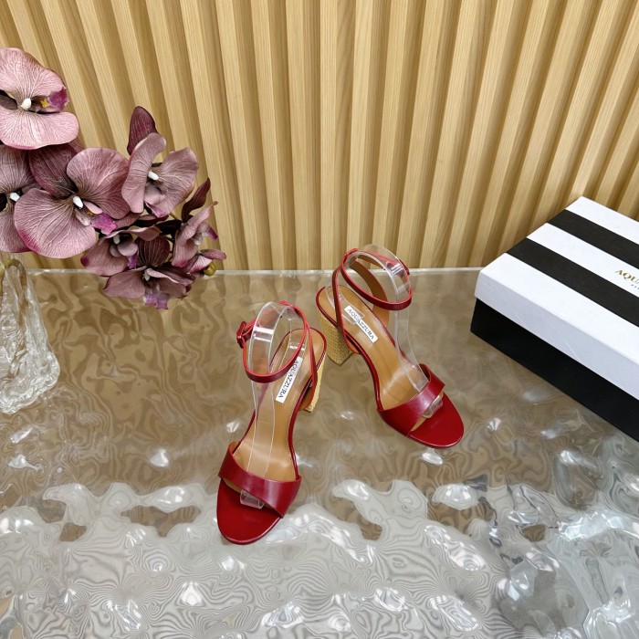 Aquazzura Womens Shoes Pumps Sandals Luxury Brand Tequila Sandal 8cm and 14cm Heel with Original Box Whatsapp【+1-3239614486】