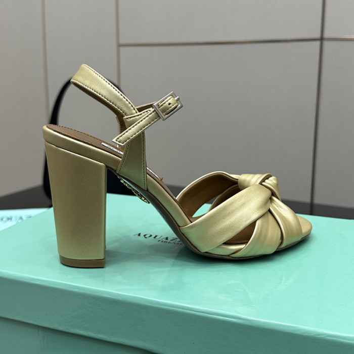 Aquazzura Womens Shoes Pumps Sandals Luxury Brand Tequila Sandal 9cm Heel with Original Box Whatsapp【+1-3239614486】
