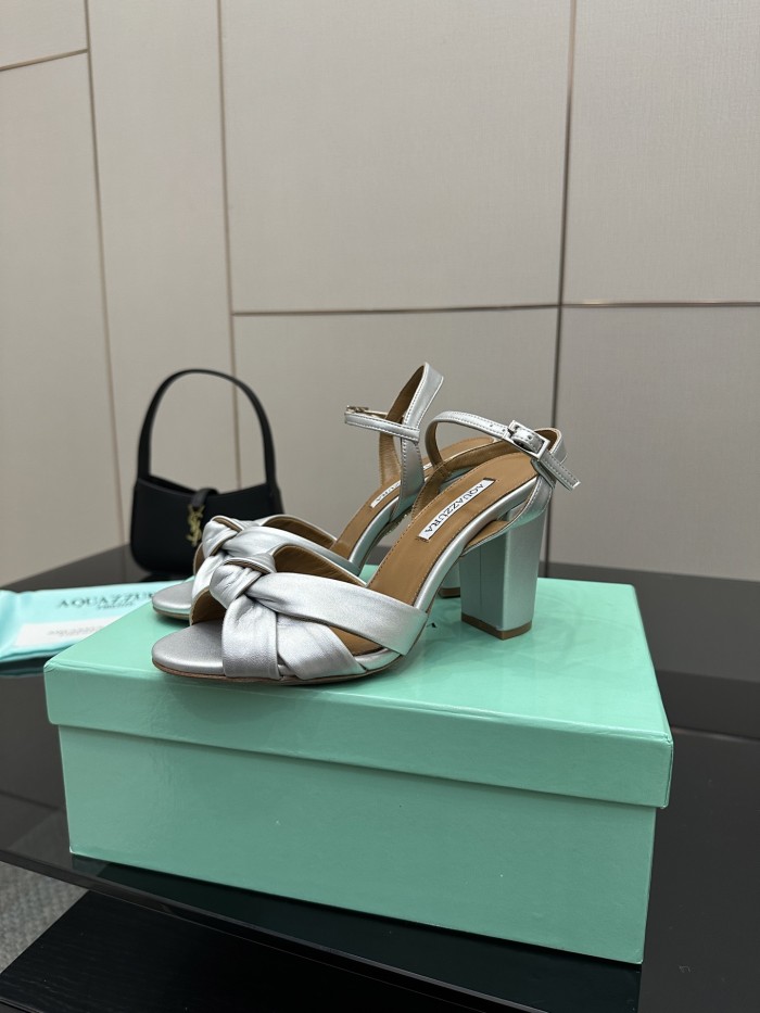 Aquazzura Womens Shoes Pumps Sandals Luxury Brand Tequila Sandal 9cm Heel with Original Box Whatsapp【+1-3239614486】