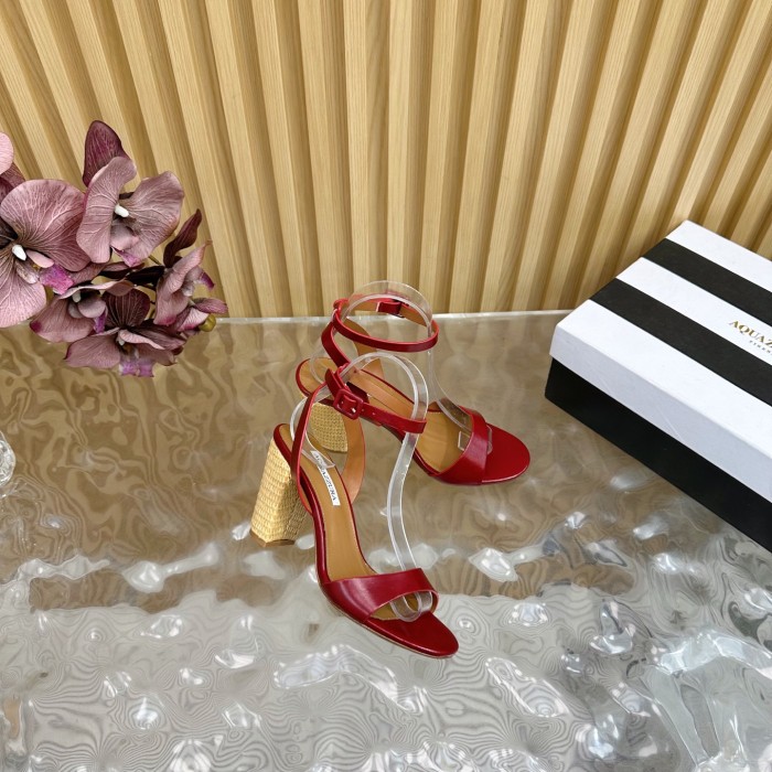 Aquazzura Womens Shoes Pumps Sandals Luxury Brand Tequila Sandal 8cm and 14cm Heel with Original Box Whatsapp【+1-3239614486】