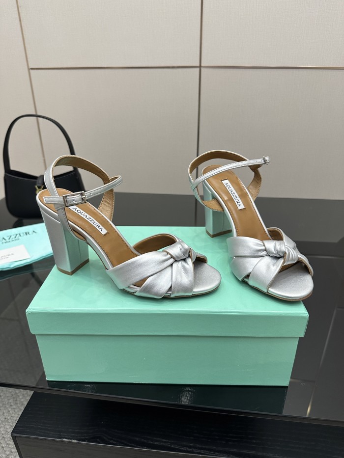 Aquazzura Womens Shoes Pumps Sandals Luxury Brand Tequila Sandal 9cm Heel with Original Box Whatsapp【+1-3239614486】