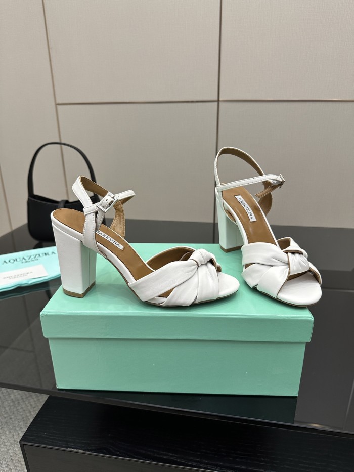 Aquazzura Womens Shoes Pumps Sandals Luxury Brand Tequila Sandal 9cm Heel with Original Box Whatsapp【+1-3239614486】