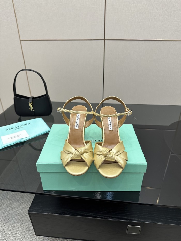 Aquazzura Womens Shoes Pumps Sandals Luxury Brand Tequila Sandal 9cm Heel with Original Box Whatsapp【+1-3239614486】