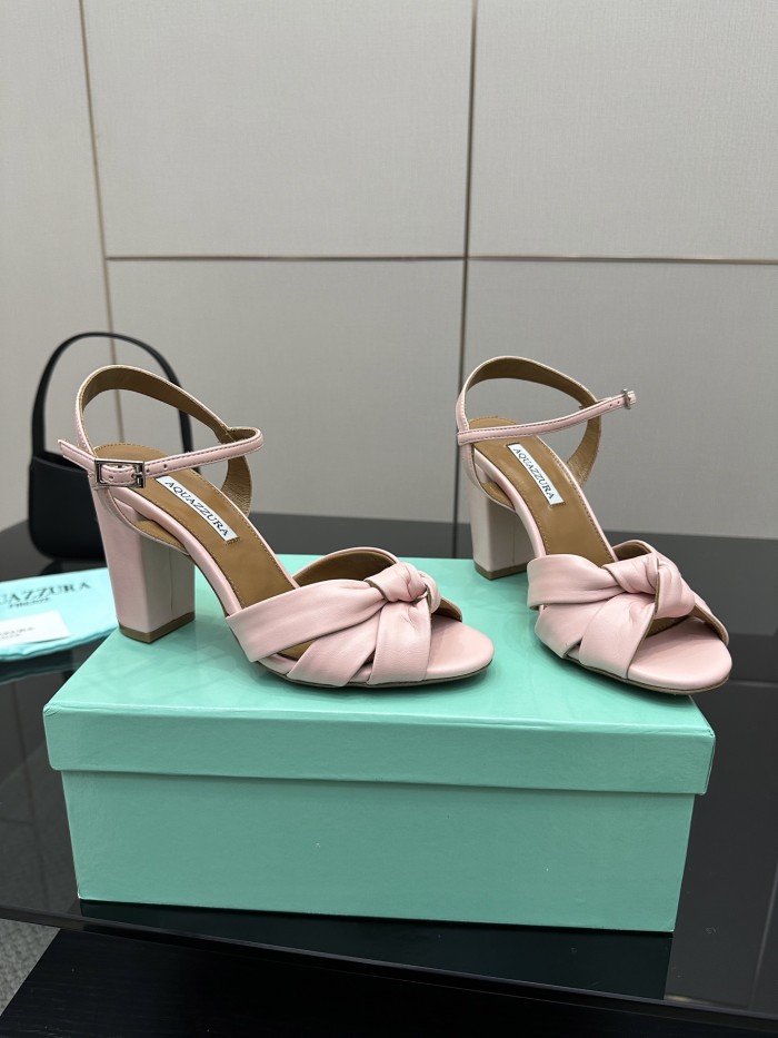Aquazzura Womens Shoes Pumps Sandals Luxury Brand Tequila Sandal 9cm Heel with Original Box Whatsapp【+1-3239614486】