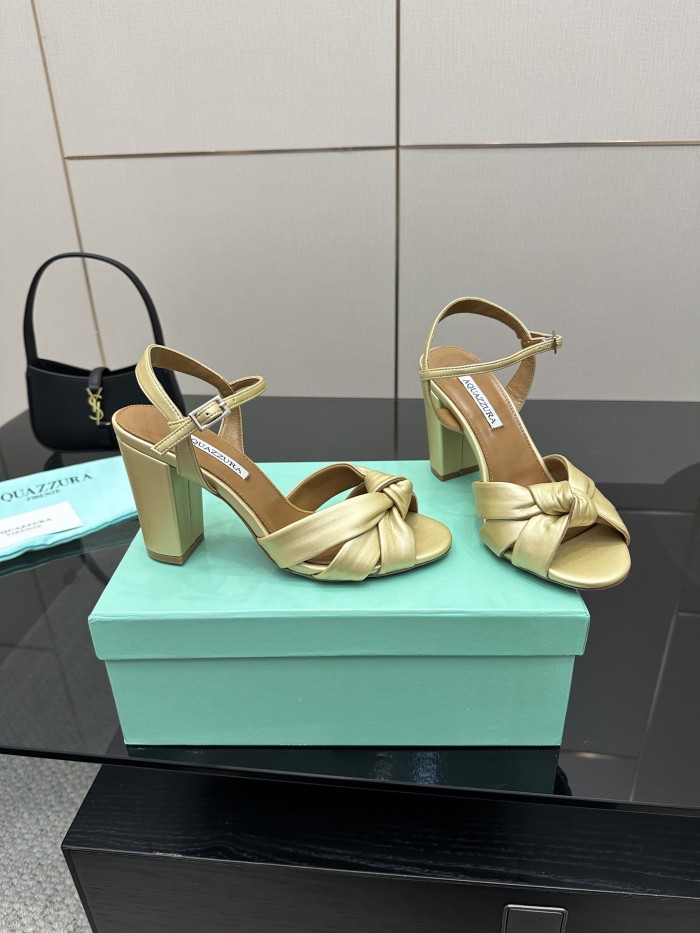 Aquazzura Womens Shoes Pumps Sandals Luxury Brand Tequila Sandal 9cm Heel with Original Box Whatsapp【+1-3239614486】