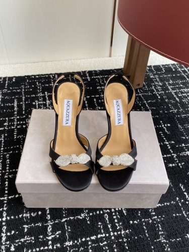 Aquazzura Womens Shoes Pumps Sandals Luxury Brand Tequila Sandal 10cm Heel with Original Box Whatsapp【+1-3239614486】