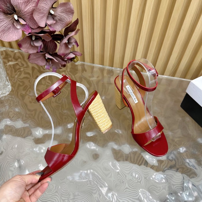 Aquazzura Womens Shoes Pumps Sandals Luxury Brand Tequila Sandal 8cm and 14cm Heel with Original Box Whatsapp【+1-3239614486】