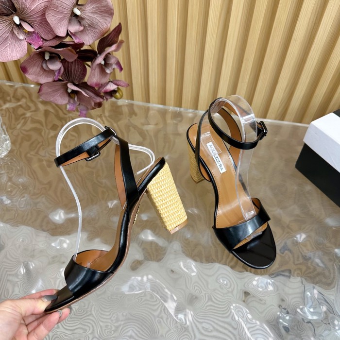 Aquazzura Womens Shoes Pumps Sandals Luxury Brand Tequila Sandal 8cm and 14cm Heel with Original Box Whatsapp【+1-3239614486】