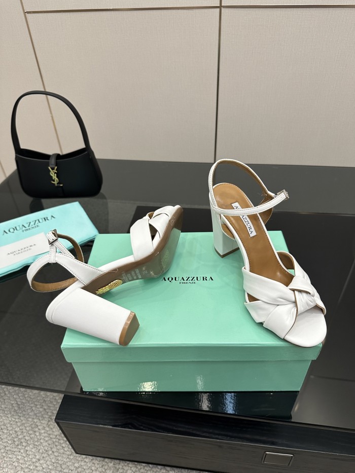 Aquazzura Womens Shoes Pumps Sandals Luxury Brand Tequila Sandal 9cm Heel with Original Box Whatsapp【+1-3239614486】