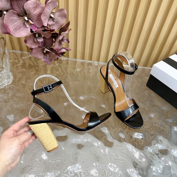 Aquazzura Womens Shoes Pumps Sandals Luxury Brand Tequila Sandal 8cm and 14cm Heel with Original Box Whatsapp【+1-3239614486】