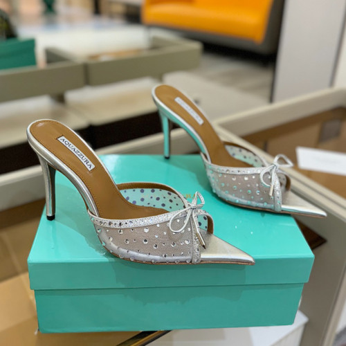 Aquazzura Womens Shoes Pumps Sandals Luxury Brand Tequila Sandal 10cm Heel with Original Box Whatsapp【+1-3239614486】