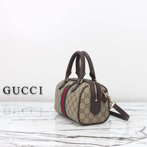 Gucci Womens Bags Shoulder Bag Luxury Brand Ophidia small boston bag in beige and brown GG fabric 841294 FAE0J 9867 ‎841294 FAE0J 9789whatsapp 【+1-3239614486】