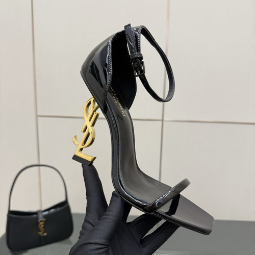 Yves Saint Laurent YSL Women Shoes Sandals 10cm Heel Luxury Brand Genuine Leather Sole Womens Slippers with Original Box whatsapp 【+1-3239614486】