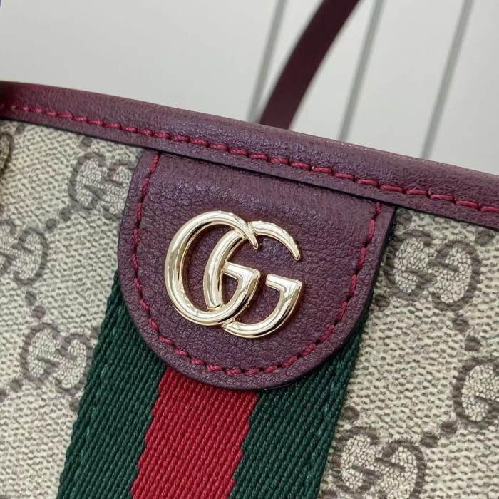 Gucci Womens Bags Shoulder Bag Luxury Brand Ophidia medium tote bag in beige and brown GG fabric 836849 FAE0J 9789 whatsapp 【+1-3239614486】