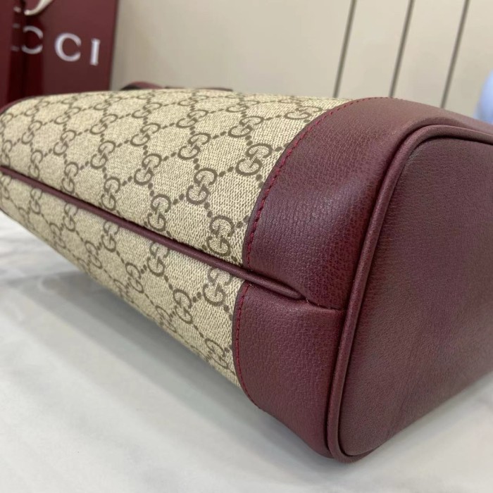 Gucci Womens Bags Shoulder Bag Luxury Brand Ophidia medium tote bag in beige and brown GG fabric 836849 FAE0J 9789 whatsapp 【+1-3239614486】
