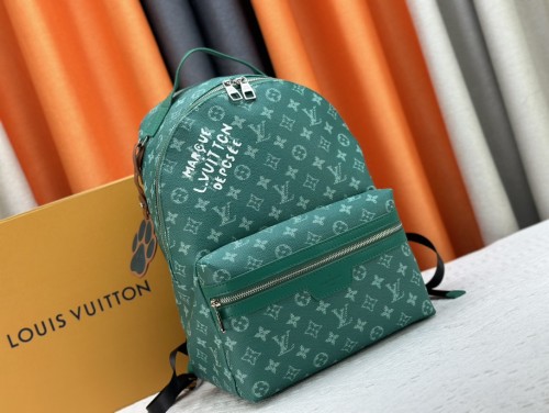 Louis Vuitton Womens Bags Backpacks Luxury Brand Discovery Backpack PM Monogram Eclipse Canvas Whatsapp【+1-3239614486】