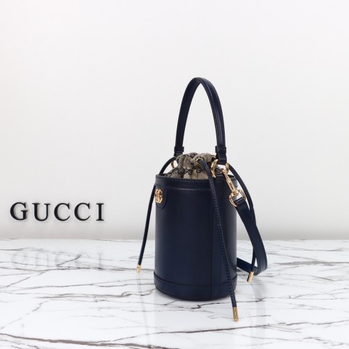 Gucci Womens Bags Shoulder Bag Luxury Brand Gucci Ophidia mini bucket bag in brown leather 760201 AACP4 2342 whatsapp 【+1-3239614486】