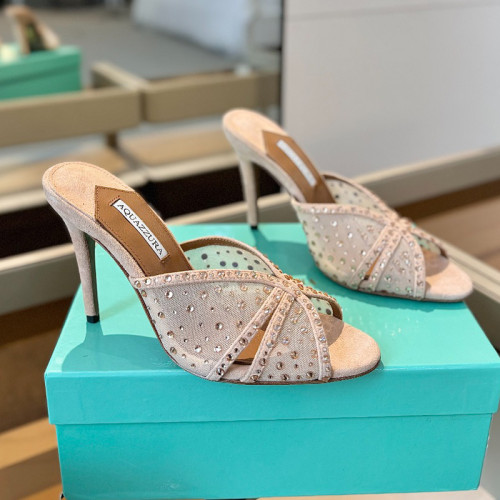 Aquazzura Womens Shoes Pumps Sandals Luxury Brand Tequila Sandal 10cm Heel with Original Box Whatsapp【+1-3239614486】