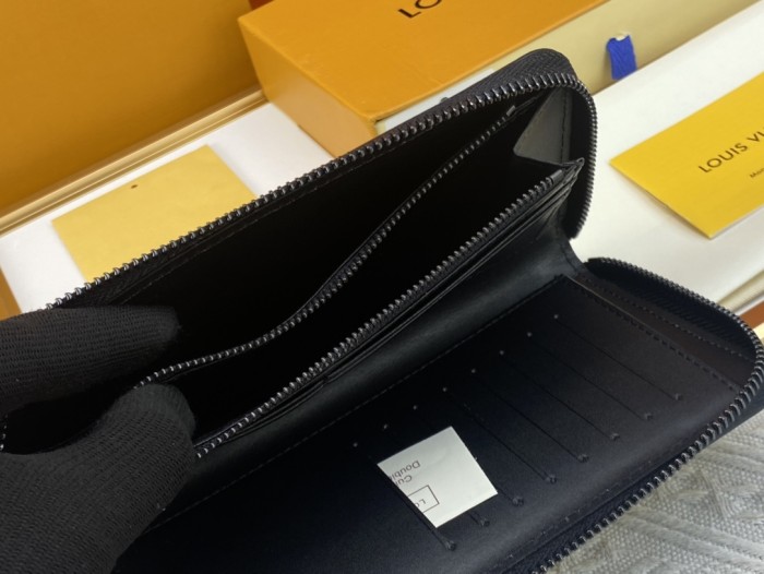Louis Vuitton Mens Womens Wallets Purse M81743 Luxury Brand Designer Zippy Wallet Vertical with Original Box whatsapp 【+1-3239614486】