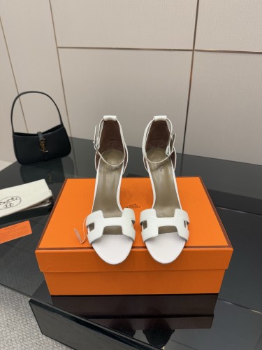 Hermes Womens Shoes Premiere Joy Slippers Sandals with 6.5cm and 9cm Heel Casual Fashion Sandals Luxury Brand with Original Box Whatsapp【+1-3239614486】