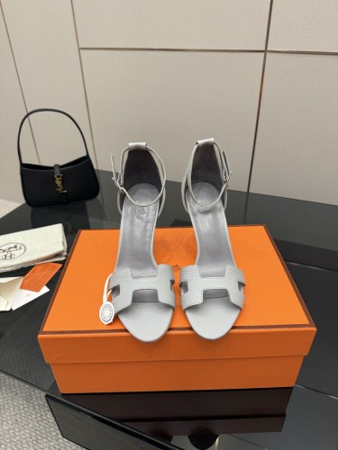 Hermes Womens Shoes Premiere Joy Slippers Sandals with 6.5cm and 9cm Heel Casual Fashion Sandals Luxury Brand with Original Box Whatsapp【+1-3239614486】