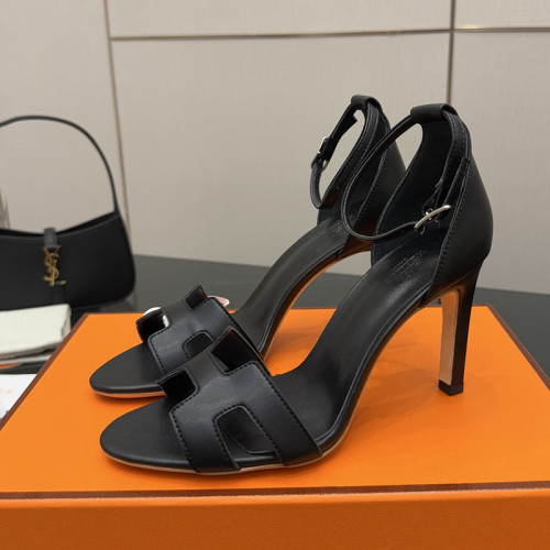 Hermes Womens Shoes Premiere Joy Slippers Sandals with 6.5cm and 9cm Heel Casual Fashion Sandals Luxury Brand with Original Box Whatsapp【+1-3239614486】