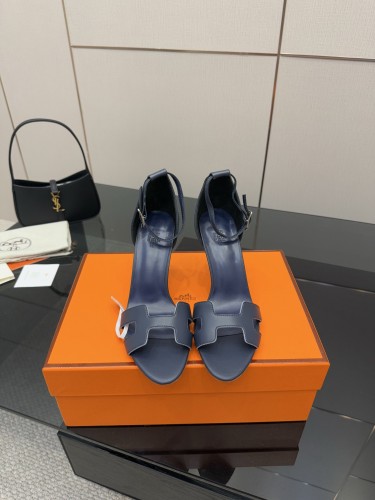 Hermes Womens Shoes Premiere Joy Slippers Sandals with 6.5cm and 9cm Heel Casual Fashion Sandals Luxury Brand with Original Box Whatsapp【+1-3239614486】