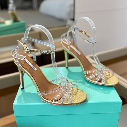 Aquazzura Womens Shoes Pumps Sandals Luxury Brand Tequila Sandal 10cm Heel with Original Box Whatsapp【+1-3239614486】
