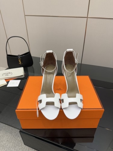 Hermes Womens Shoes Premiere Joy Slippers Sandals with 6.5cm and 9cm Heel Casual Fashion Sandals Luxury Brand with Original Box Whatsapp【+1-3239614486】