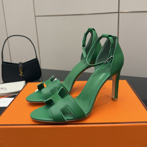 Hermes Womens Shoes Premiere Joy Slippers Sandals with 6.5cm and 9cm Heel Casual Fashion Sandals Luxury Brand with Original Box Whatsapp【+1-3239614486】