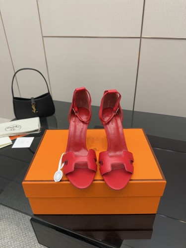 Hermes Womens Shoes Premiere Joy Slippers Sandals with 6.5cm and 9cm Heel Casual Fashion Sandals Luxury Brand with Original Box Whatsapp【+1-3239614486】
