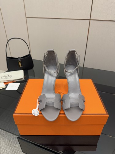 Hermes Womens Shoes Premiere Joy Slippers Sandals with 6.5cm and 9cm Heel Casual Fashion Sandals Luxury Brand with Original Box Whatsapp【+1-3239614486】