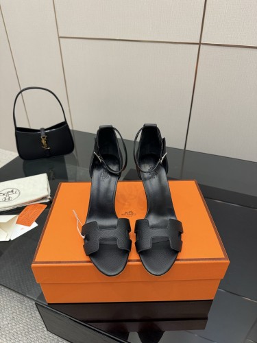 Hermes Womens Shoes Premiere Joy Slippers Sandals with 6.5cm and 9cm Heel Casual Fashion Sandals Luxury Brand with Original Box Whatsapp【+1-3239614486】